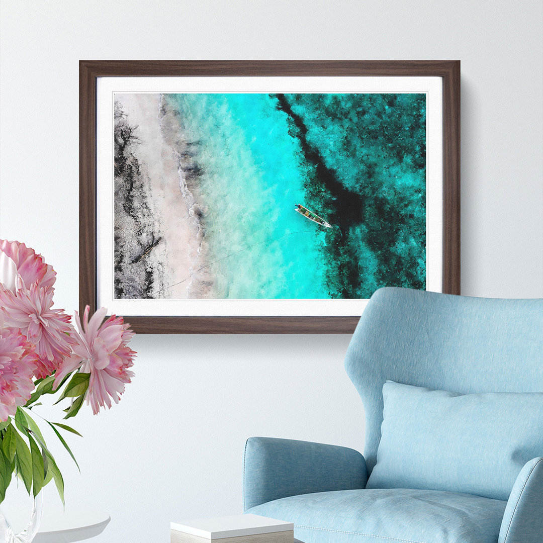 Above Atauro Island - Picture Frame Painti