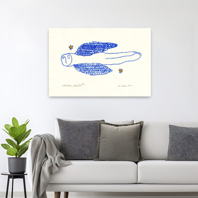 Ange, rêve, éthéré, paysage paisible, nature, art mural