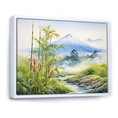 «Bamboo Charm On Japon Volcano I», reproduction sur toile