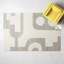 Wingrove Abstract Hand Tufted Wool Area Rug in Gray-1049273395