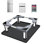 Mini support de réfrigérateur avec tapis en silicone, base de support réglable pour 4 pieds robustes