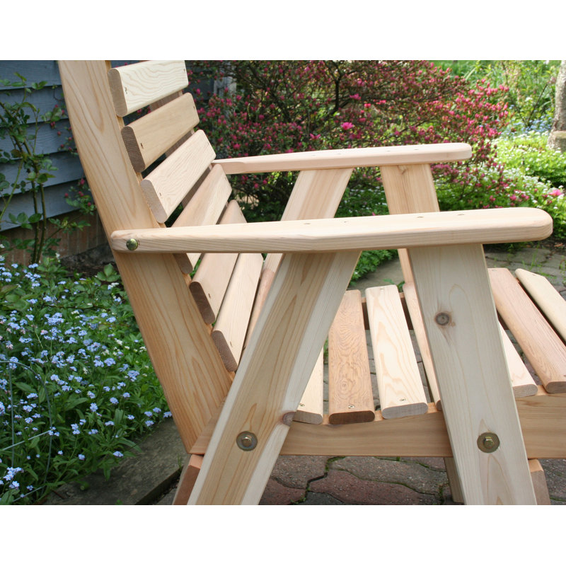 Chaise adirondack avec repose-pieds hearts Tillison, Teinture / scellant cèdre