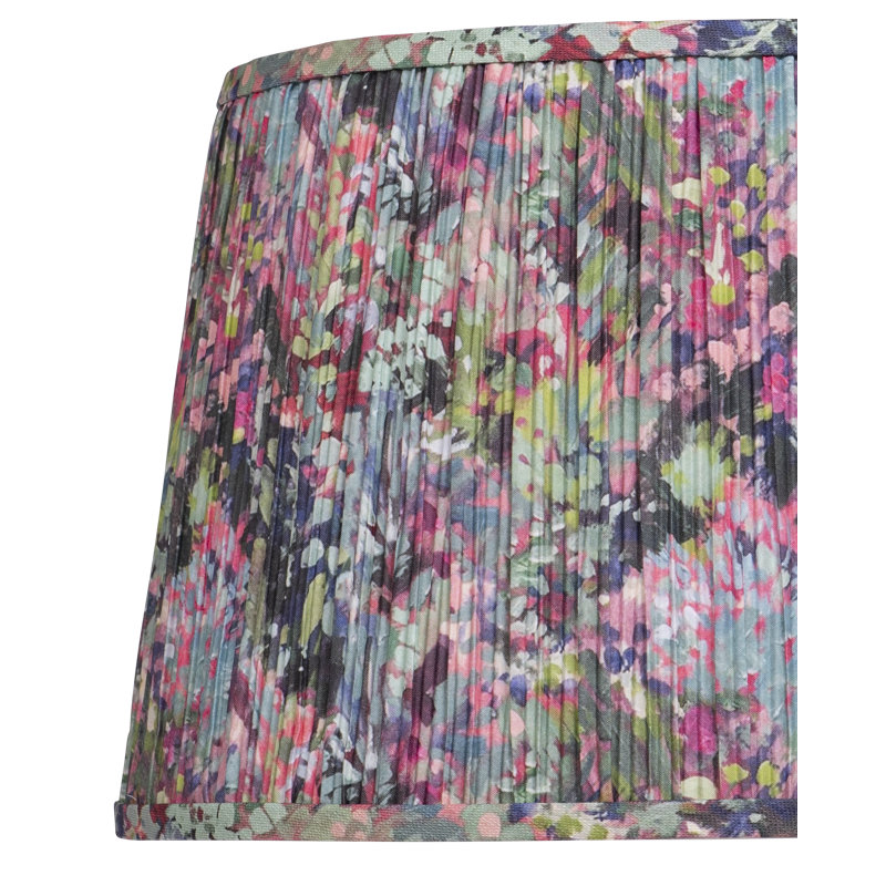Wildflower Empire Lamp Shade, Green/Blue/Magenta