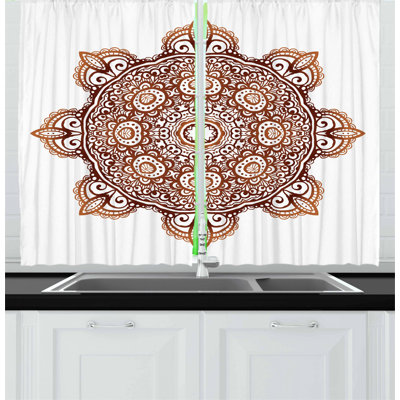 Pointed Kitchen Curtain