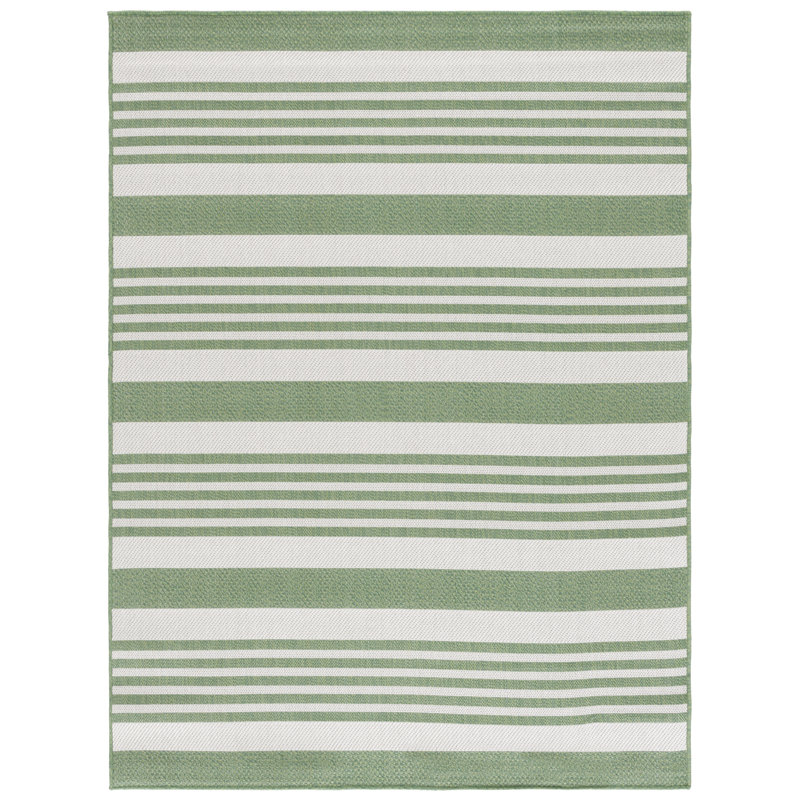 Msr Bh Martha Stewart 200 Performance Striped Rug, Rectangle 5'1" x 7'