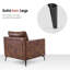 Fauteuil d'appoint moderne, fauteuil rembourré, fauteuils simples-490692367