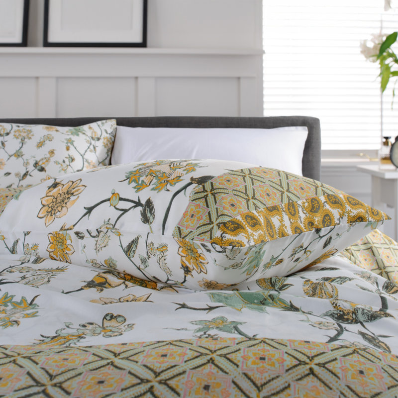 Jacobean Sage Gold Single Duvet Set