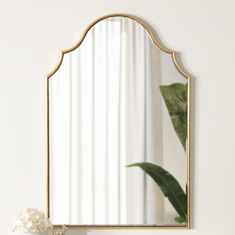 Almetta Engineered Wood Flat Mirror