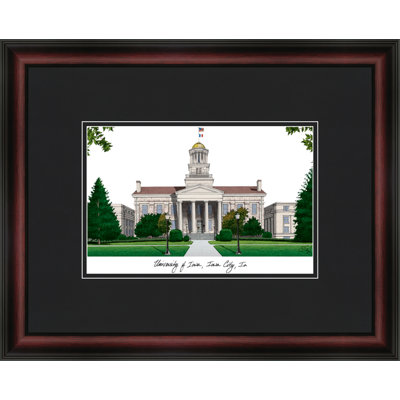 NCAA Iowa Hawkeyes Academic Lithograph Picture Frame