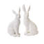Statue de lapin 15,75 po x 9,25 po x 31 po