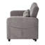 2 Seater Convertible Linen Sofa Bed-1172008658