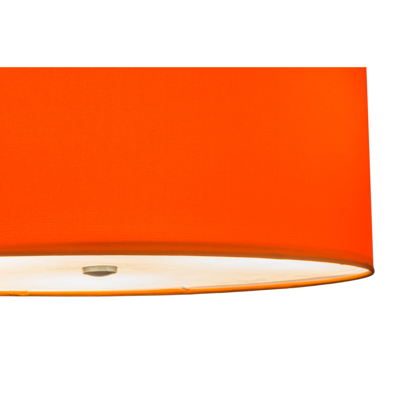 Cilindro Play 3 - Light Chandelier, 136" H x 22" W x 22" D, Red