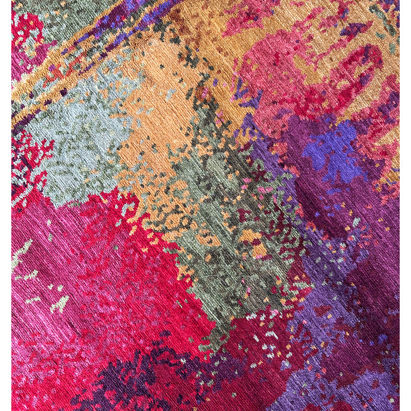 DHARMA RED, Rectangle 6' x 9'