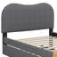 Lit plateforme tapissier avec pieds de support en bois et lit gigogne-1110932129-1110932128