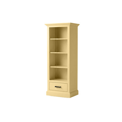 Modern Solid Wood Bookcase with lower drawer