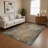 Premium Machine Washable Jacquez AMF1788 Floral Rug-1832459121