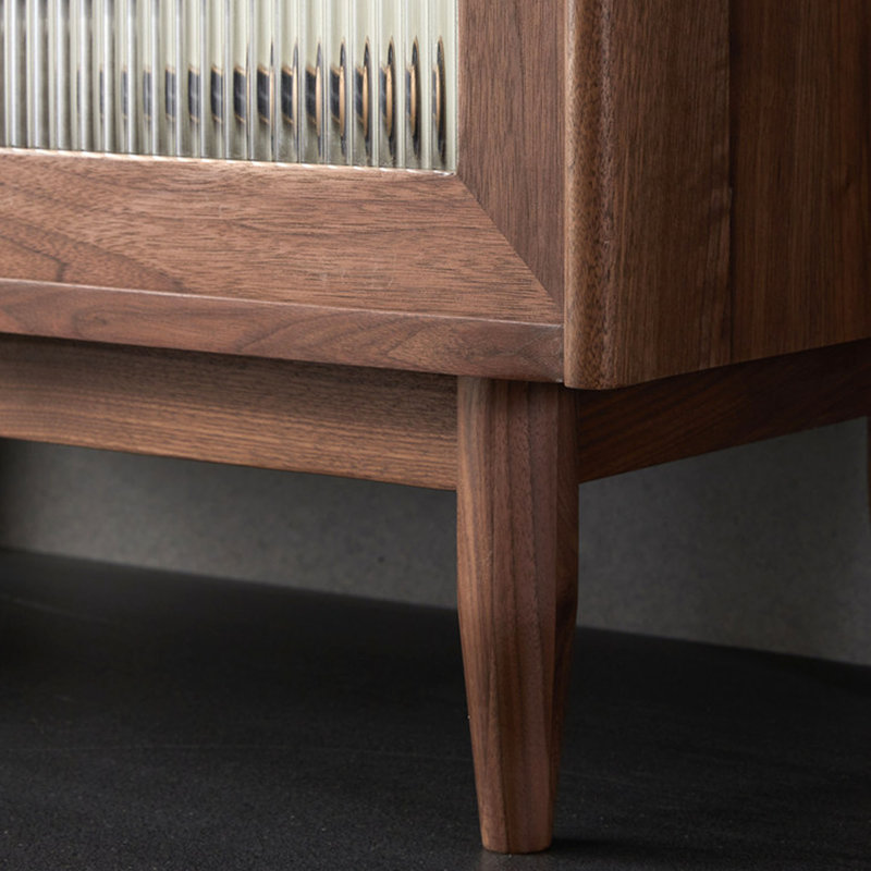 Commode décorative simple et moderne en bois massif, H 37,79 po x l 23,62 po x P 15,74 po