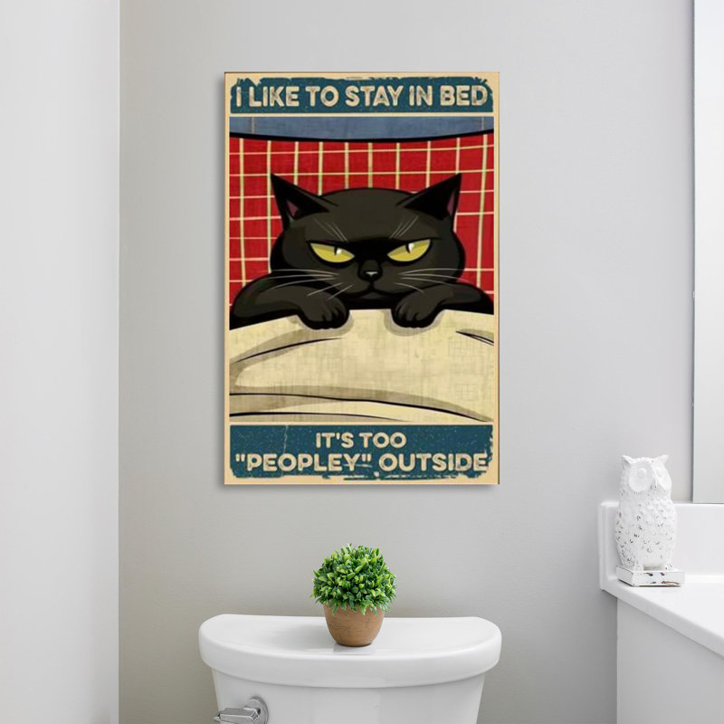 «Its Too Peopley extérieur 1», impression sur toile tendue, L 24 po x H 36 po