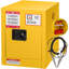 Armoire inflammable en acier galvanisé VEVOR (H 18,1 po x l 16,9 po x P 16,9 po)
