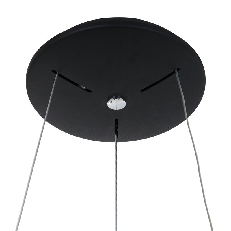 Aroush 1 - Light LED Unique/Statement Pendant, Black