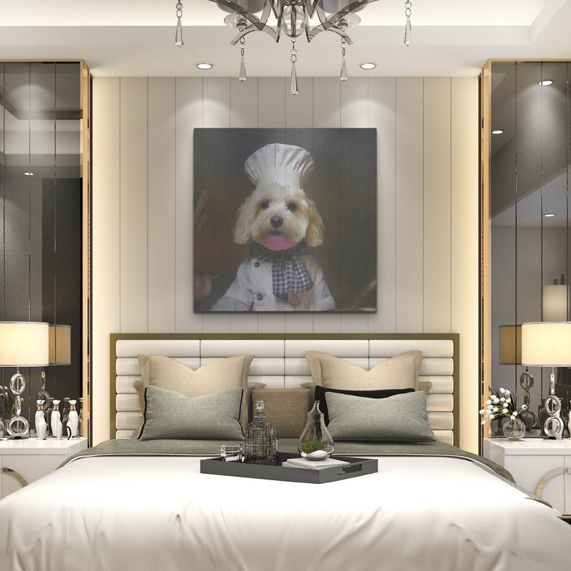 Art mural en métal Trinx «Chef Bark» par Sean Parnell, H 36 po x l 36 po