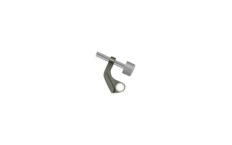 Kick Stop, 58" H x 13" W x 13" D, Antique Nickel