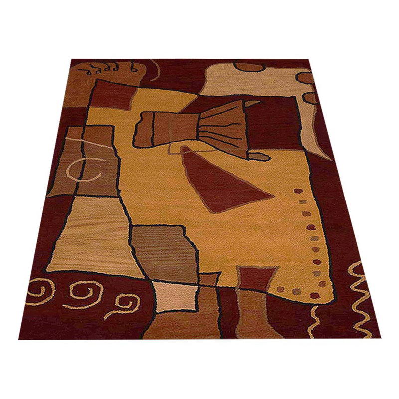 Teja Hand Tufted Wool Eco-Friendly 9x12 Area Rugs - Rectangle, Multicolor, Abstract Modern Design, High Pile Thick Handmade Anti Skid Area Rugs for Living Room, Bed Room