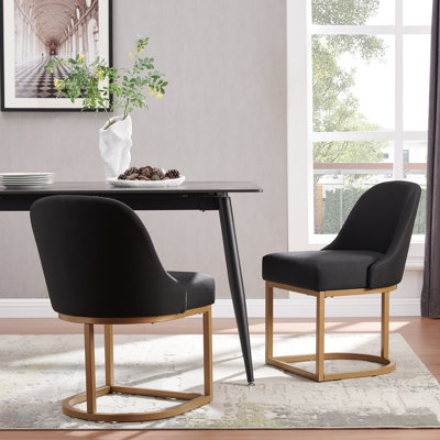 Chaise de salle à manger rembourrée Borgos