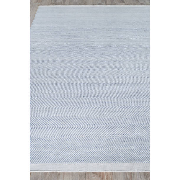 Exquisite Rugs Bintan Handmade Flatweave Light Blue Indoor/Outdoor Rug ...