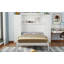 Grand lit escamotable avec 2 garde-robe et tablette de rangement, cadre de lit plateforme pliable multifonctionnel pour chambre d'amis, chambre à coucher