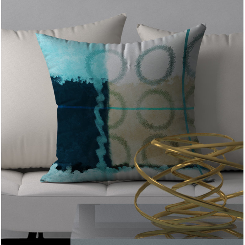 Housse de coussin carrée/insert, 18" x 18"