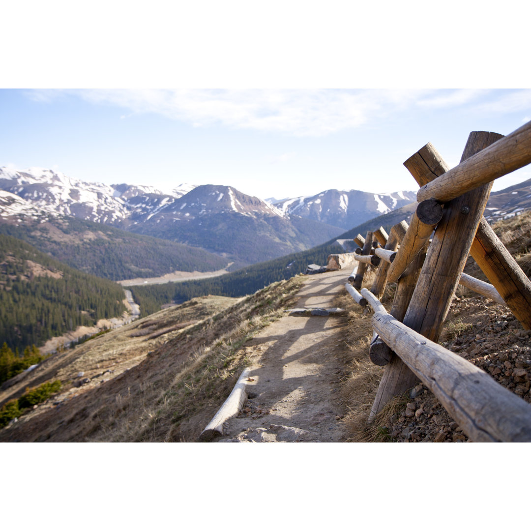 Loveland Pass Wanderweg Landschaft von Jamespharaon - Druck ohne Rahmen auf Leinwand