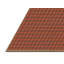 Tapis de zone brun à motif-250708488