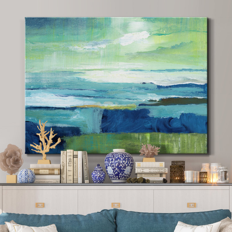 Bleu sable-reproduction sur toile tendue, H 48 po x l 36 po x P 1 po