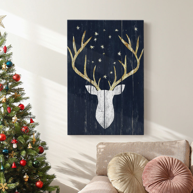 Art des Fêtes de Noël - Toile tendue avec châssis LX, H 27 po x l 18 po