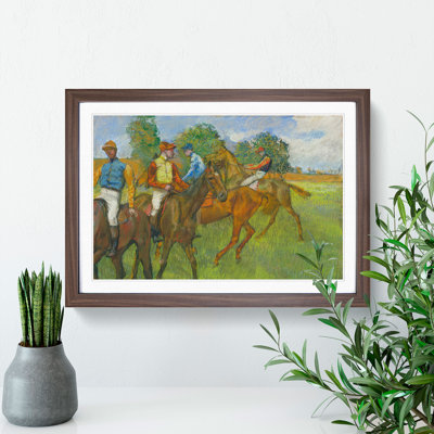Before the Race by Edgar Degas - Picture Frame Painting