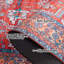 Tucson Vintage Look Machine Washable Non-Slip Area Rug in Red Multi-1402106260
