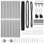 Vidaxl Fence With Posts PVC-Coated Steel-116797881-116797885