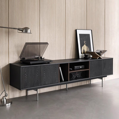 Meuble télé italien minimaliste avec rangement audiovisuel