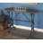Crestline Grey Metal Console Table with Distressed Accents 45" x 18" x 29"