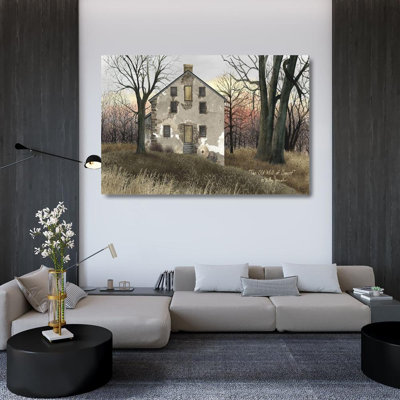 Red Barrel Studio® Jacobs, Billy Gallery Wrapped Canvas Art Titled: Old Mill at Sunset