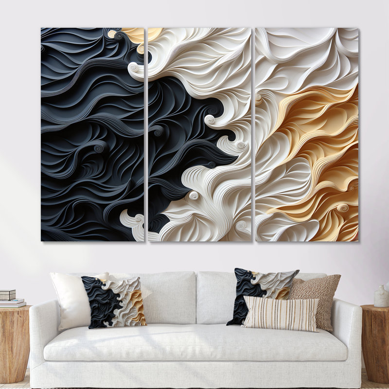 Minimalisme, beauté, sérénité, impression d'art mural, Toile tendue, H 40 po x l 60 po x P 1 po