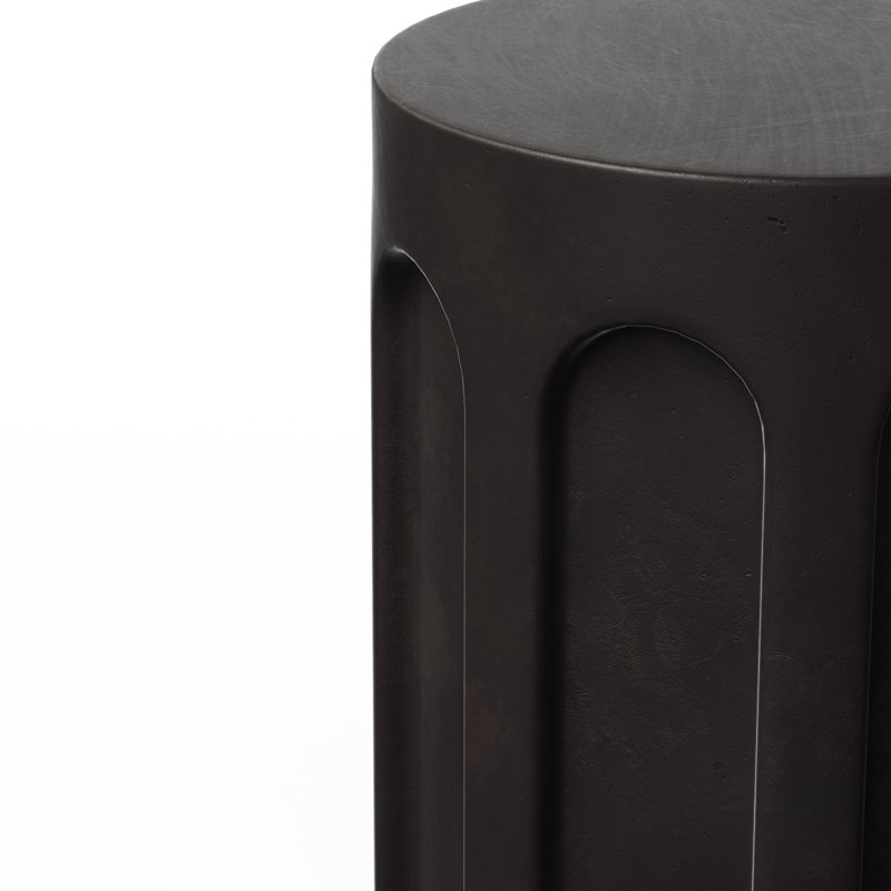Mixx Garden Stool, Lava Brown