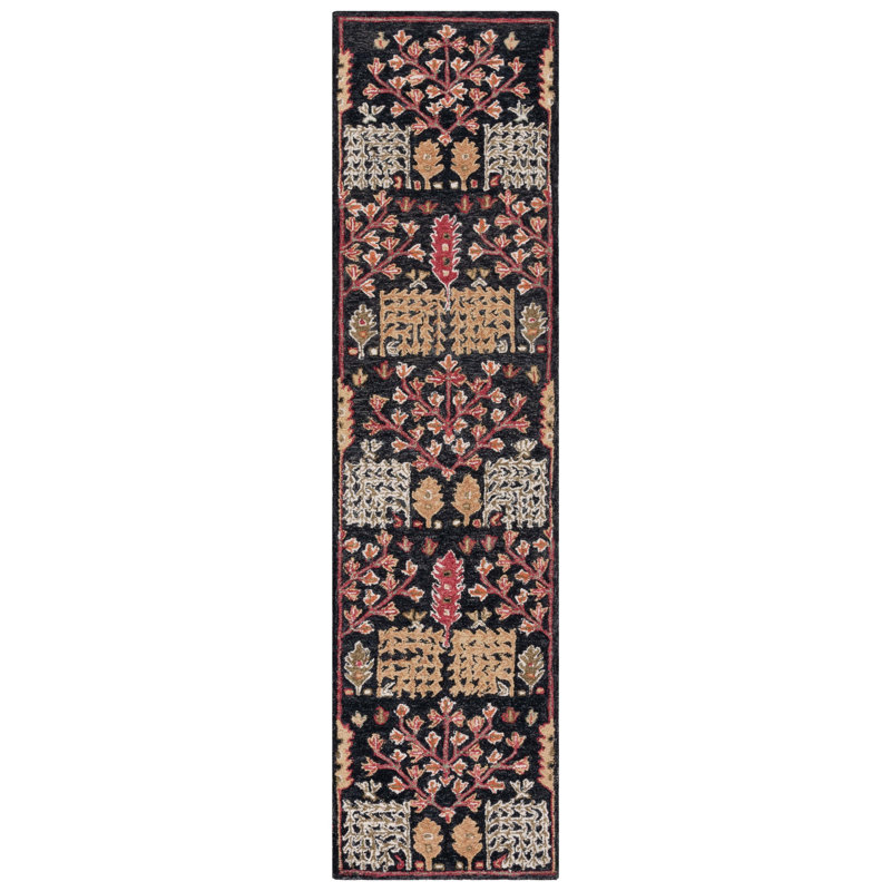 Tapis en laine tuftÃ© Ã  la main Donnett Southwestern, Tapis de couloir 2 pi 3 po x 11 pi
