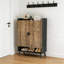 Armoire rustique, rangement rétro, armoire à chaussures pratique-1426060986