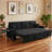 83.5" Wide Corduroy Reversible Sleeper Sectional with Storage Chaise & USB Ports-398328570