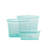 Zip Top Reusable Food Storage Bags | 3 Bag Set [Teal] | Microwave, Dishwasher and Freezer Safe-2049383505
