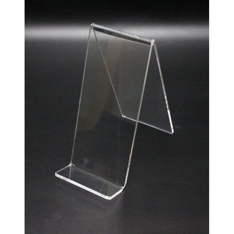 Porte-photo en acrylique avec rebord en plexiglas Fixturedisplays® Plaxiglass - 4 po 100831