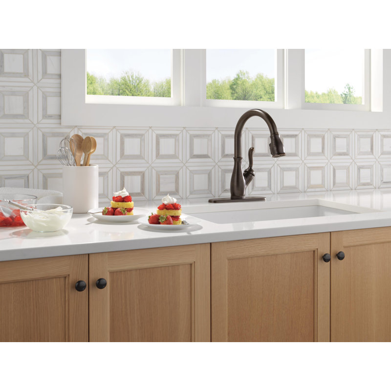 Leland Touch2O Kitchen Faucet with Touchless Technology, Venetian Bronze