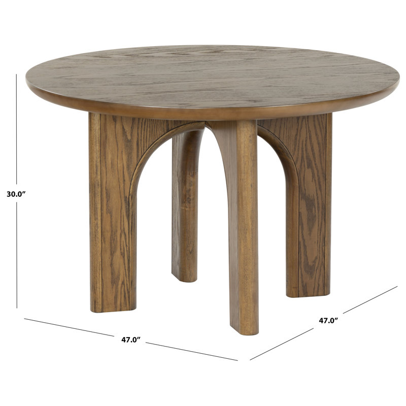 Olivetta Round Dining Table, Medium Oak